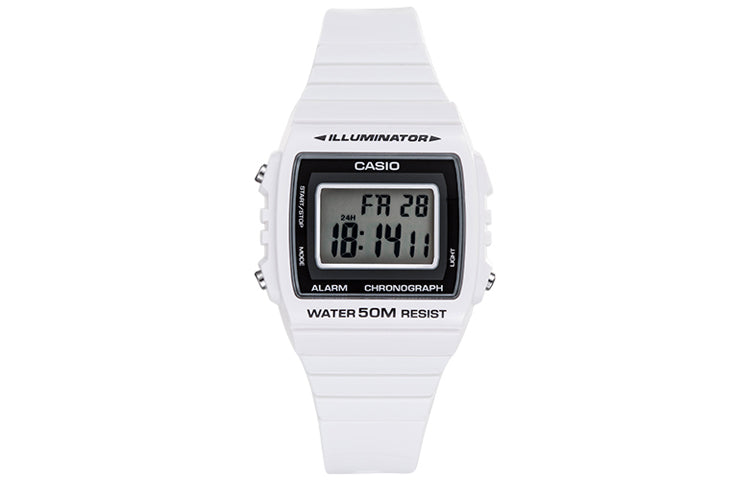 CASIO Unisex STANDARD Waterproof White Digital W-215H-7A