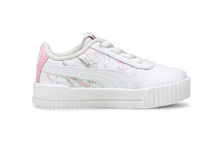 (TD) PUMA Carina Sneakers White/Pink 375091-01
