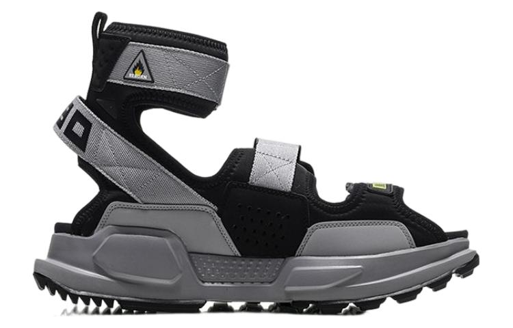 Li-Ning PLATFORM Paris Fashion Week Catwalk Series Gray Green Sandals 'Gray Green' AGBN077-5