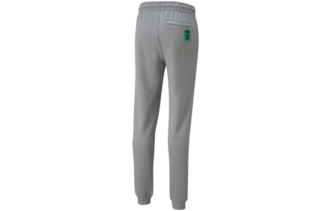 PUMA x MINECRAFT Sweatpants 'Grey' 534377-76
