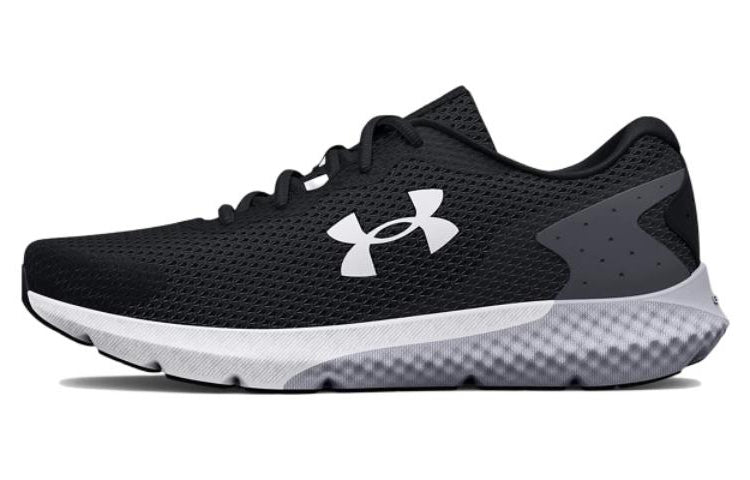 Under Armour Charged Rogue 3 Extra Wide Running Shoes 'Black White' 3026020-002