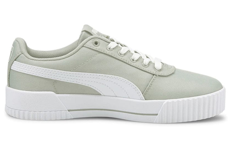 (WMNS) PUMA Carina Canvas Sneakers Green 368669-07