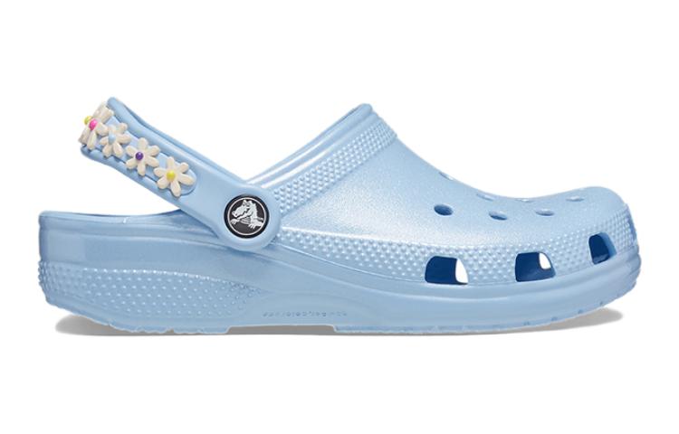 (GS) Crocs Daisy Chain Classic Clog 'Blue Calcite' 209065-4NS