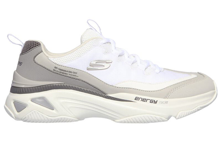 Skechers Energy Racer Low-Top Running Shoes Grey/White 237131-WGY