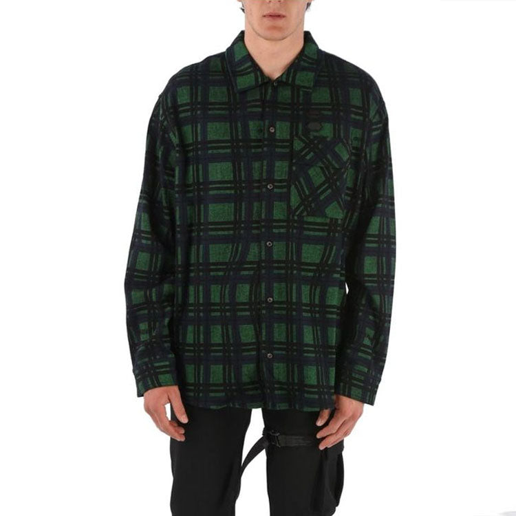 Off-White SS20 Checked Flannel Shirt OMGA098S20H480204400