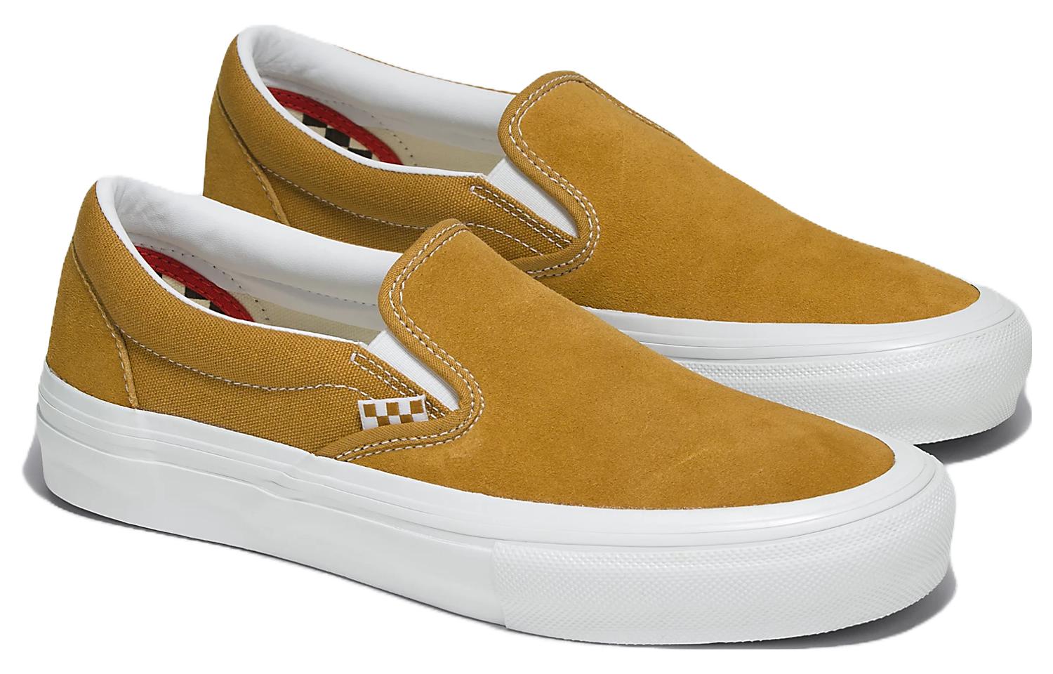 Vans Skate Slip On 'Gold White' VN0A5FCAGLW
