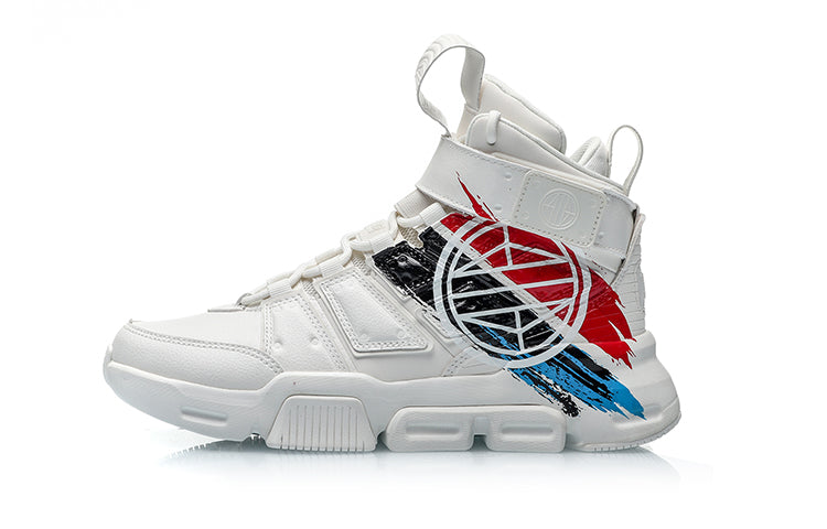 (WMNS) Li-Ning WenDing Hi 'White Black Red' AGBP106-2