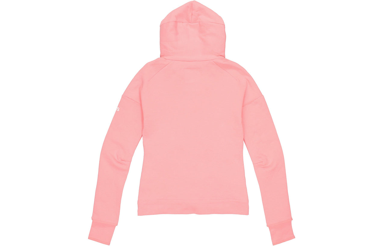 (WMNS) adidas Letter Printing Hooded Jacket Pink FI6722