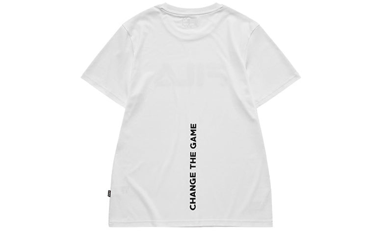 FILA FUSION Printing Large logo Short Sleeve White T11M931123F-WT