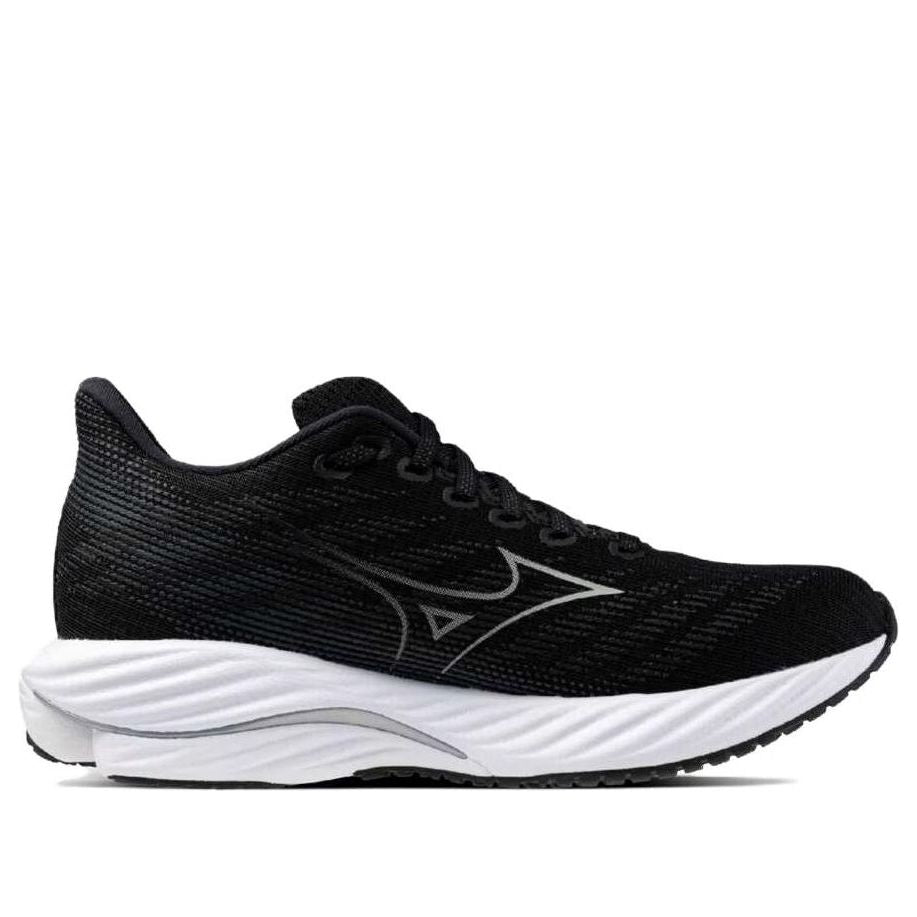 (WMNS) Mizuno Wave Rider 28 'Black Silver White' J1GD240322