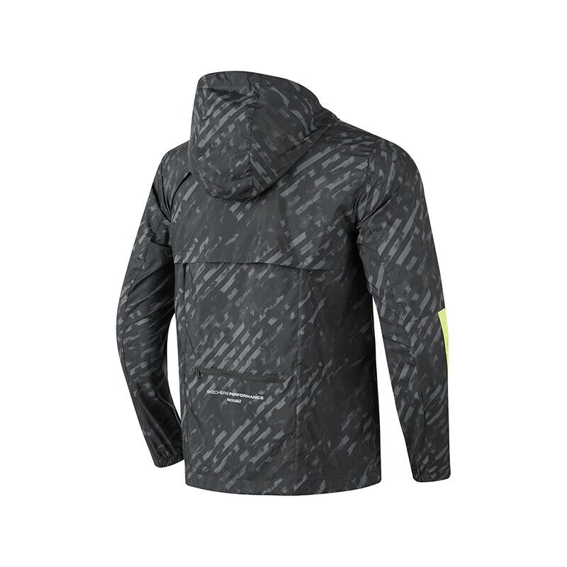 Skechers Hooded Sport Jacket 'Black White' P223M013-02TY