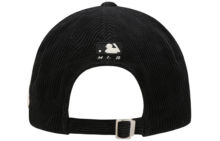 MLB Mickey x Disney Crossover corduroy Baseball Cap Black 32CPKC011-07L