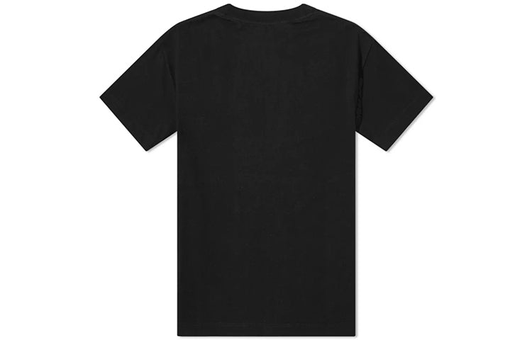 PALM ANGELS Brown Angel Eagle Short Sleeve Black PMAA001E20JER0021084