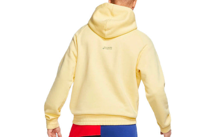 Nike Kyrie Zipper Pocket raglan sleeve Basketball Sports Pullover Yellow BV9297-746