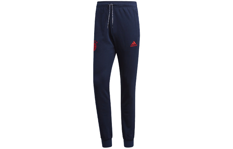 adidas Fc Bayern Bayern Munich Black Soccer/Football Sports Long Pants Navy Blue FI6231