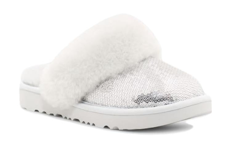 (PS) UGG Cozy II Mirror Ball Slipper 'Silver' 1151772K-SLVR