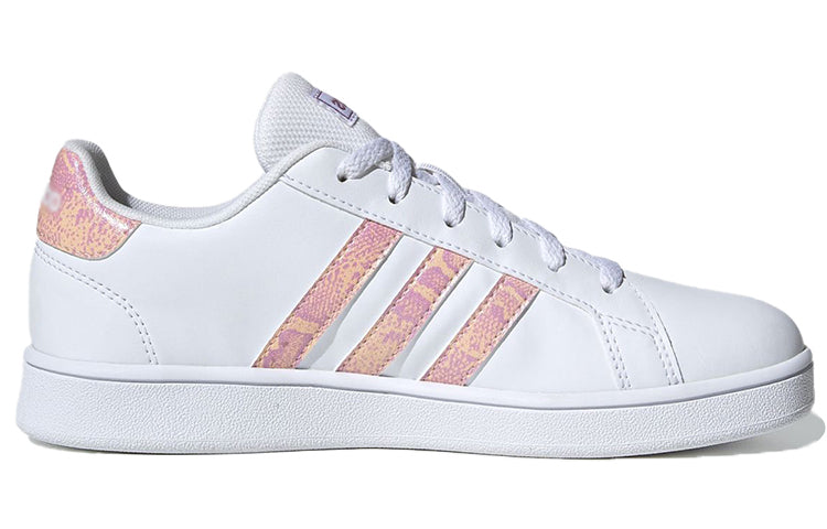 (GS) adidas neo Grand Court K 'White Rose Pink' FY3990
