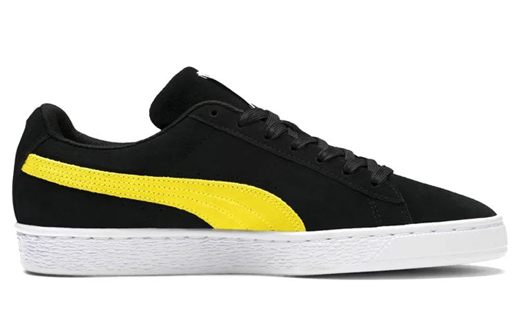 PUMA Suede Classic Shoes Black/Yellow 365347-60