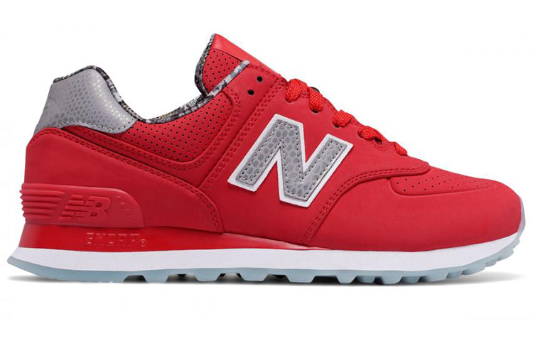 (WMNS) New Balance 574 Series Luxe Rep Red WL574SYB
