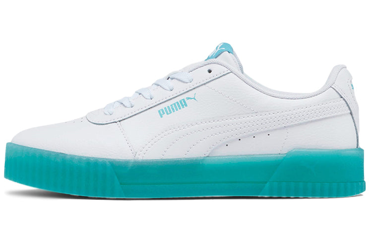 (WMNS) PUMA Carina Chrystal White/Green 373776-01