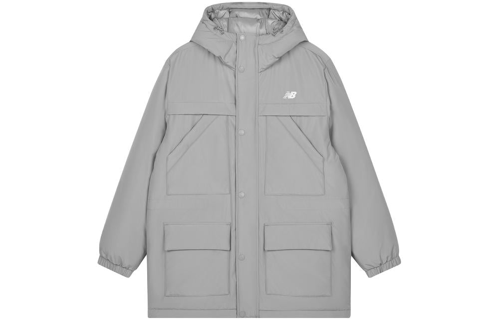 New Balance Sport Long Down Jacket Asia Sizing 'Grey' AMJ33320-TAG