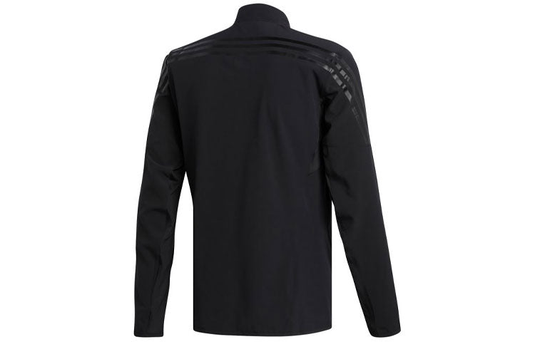 adidas Aero 3s Jkt Casual Sports Training Jacket Black FJ6138