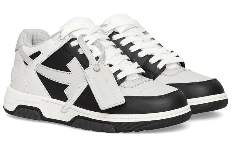 Off-White Out Of Office Low-Top Sneaker 'Black White' OMIA189F22LEA0010709