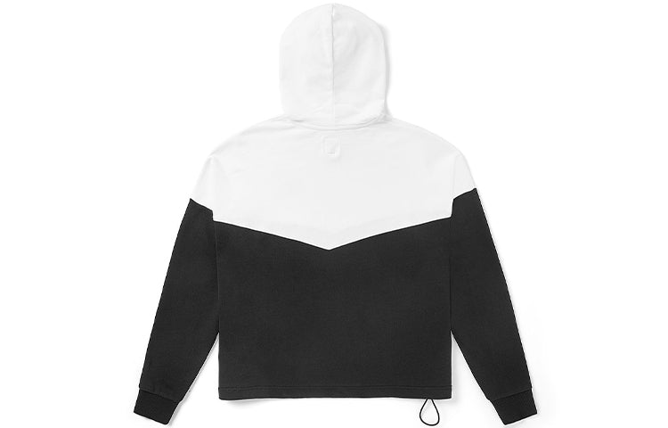 (WMNS) Vans Pullover Hood Athleisure Casual Sports White Black VN0A4RBFBLK
