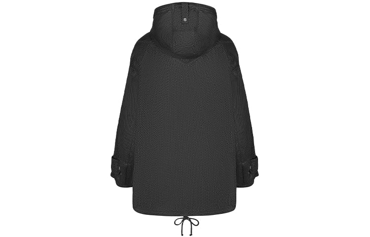 DIOR Mesh Technology Mesh Hooded Thick Jacket For Beige 117C10A8053-X9000