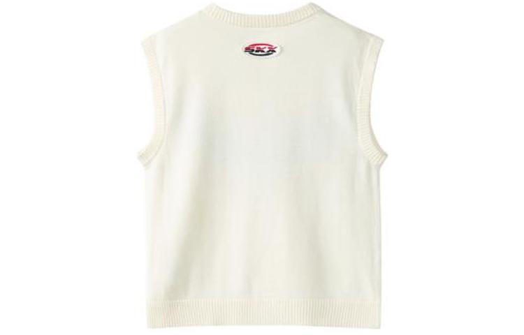 (GS) Skechers Letter Printed Vest 'White Blue Pink' P322G040