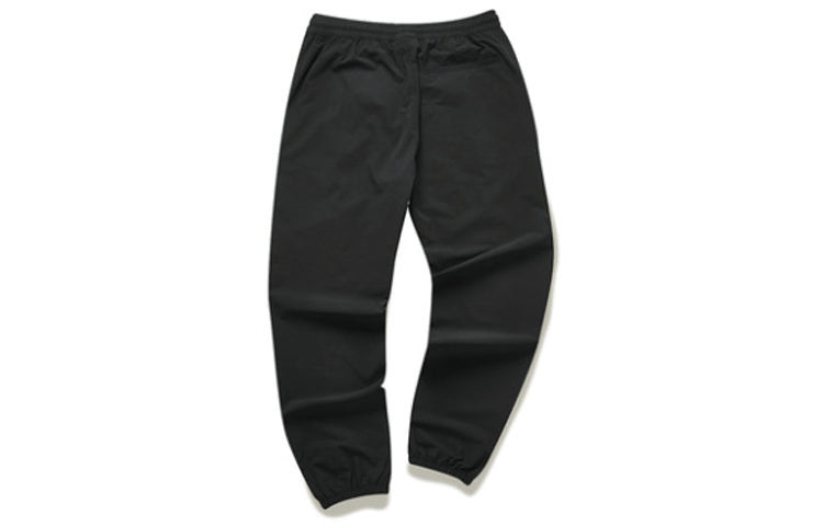 FILA FUSION Alphabet Logo Printing Woven Drawstring Sports Long Pants Black T11M021803F-BK