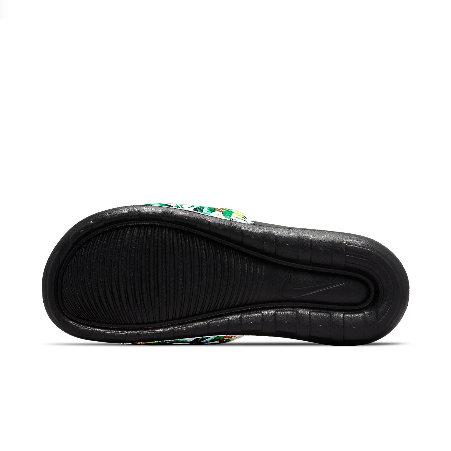 (WMNS) Nike Victori One Flowers Stylish Sports Slippers Black CN9676-004