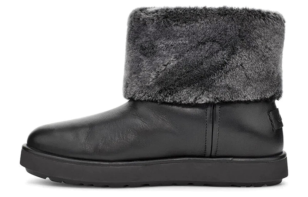(WMNS) UGG Classic Berge Mini 'Black' 1107089-BLK