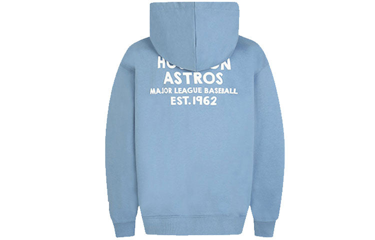 MLB hooded Loose Printing Athleisure Casual Sports Long Sleeves Unisex Sky Blue 31HD21011-06U