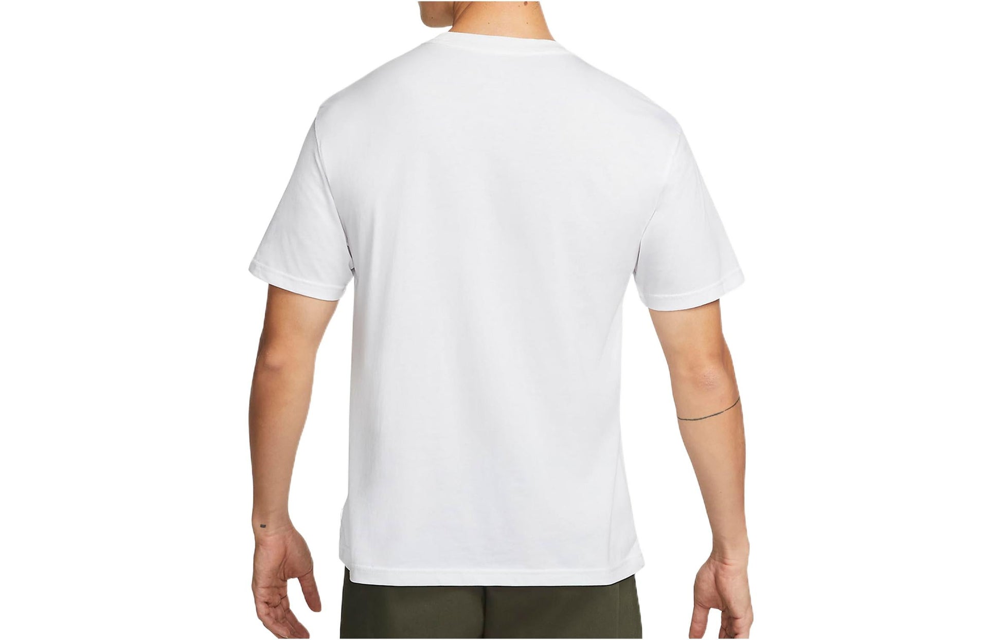 Men's Nike SB Funny Cactus Flower Pattern Printing Short Sleeve White T-Shirt DQ1861-100