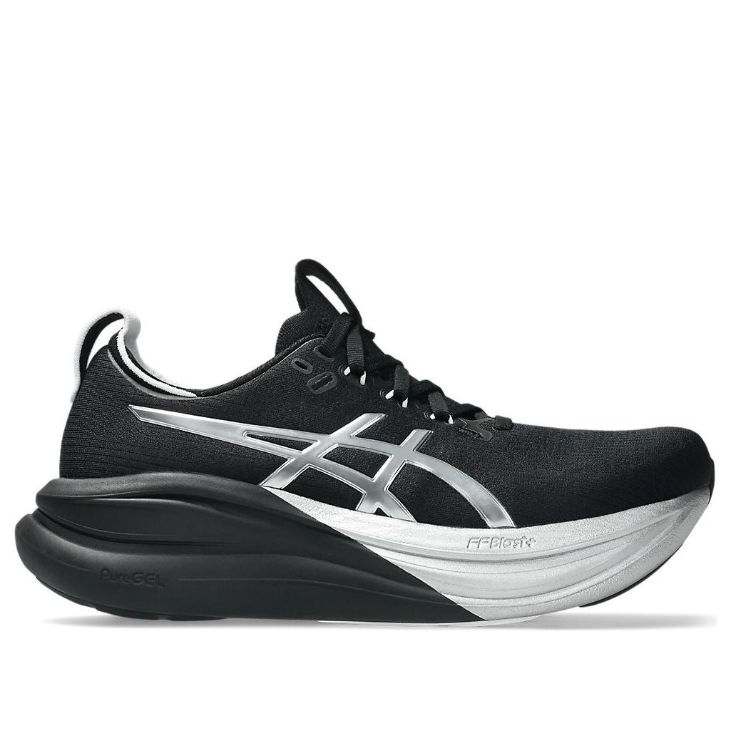 (WMNS) ASICS Gel-Nimbus 28 Platinum 'Platinum Black' 1012B978-001