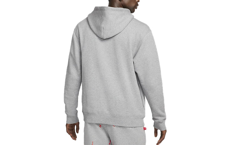 Air Jordan Pixel Printing Basketball Sports Fleece Gray DC9713-091