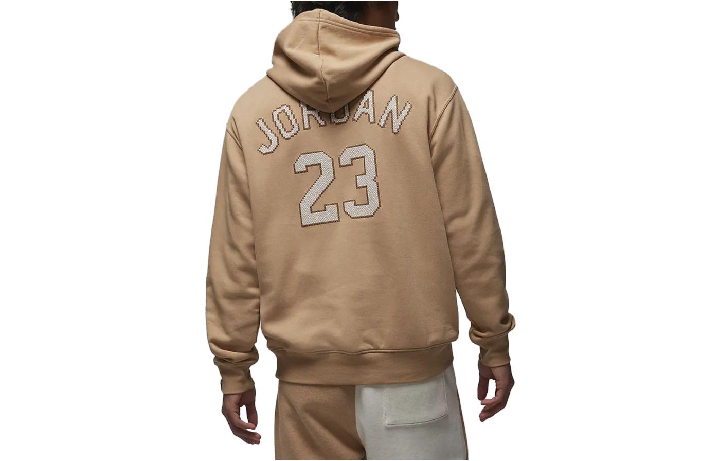 Air Jordan Holiday Logo Hoodie 'Hemp' FD7466-200