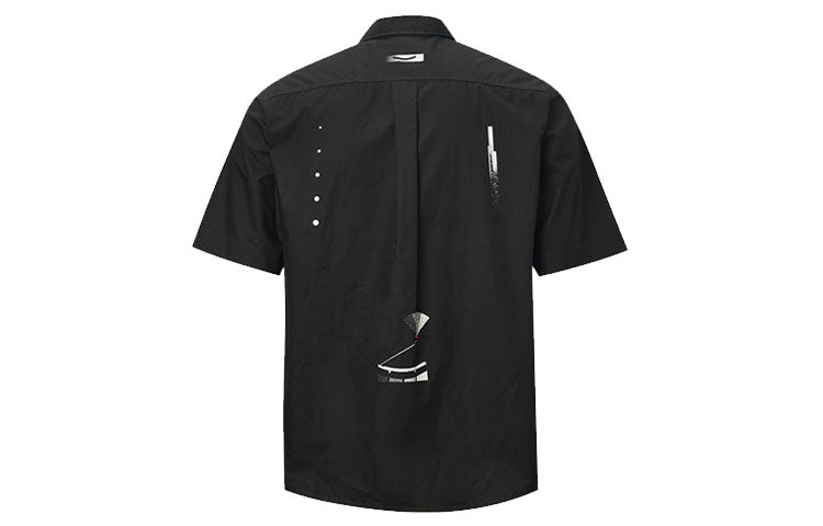 Converse Short Sleeve Pocket Shirt Asia Sizing 'Black' 10021416-001