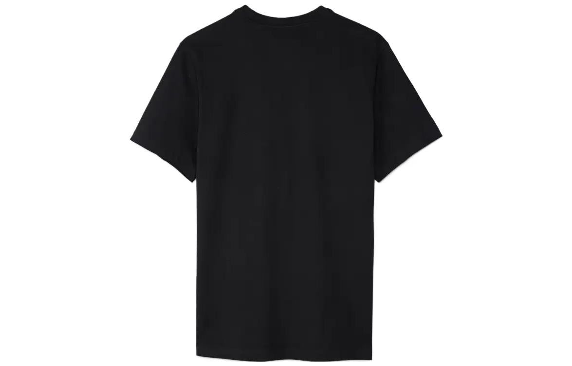 Men's Air Jordan Flight Essentials Printing Alphabet Round Neck Cotton Short Sleeve Black T-Shirt DH8970-011
