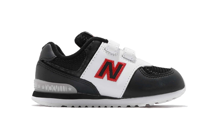 (TD) New Balance 574 Low-Top Running Shoes Black/White IV574DSA