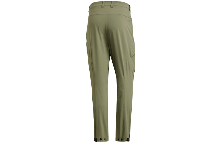 adidas Hike Pants Outdoor Athleisure Casual Sports Cone Long Pants Green FK8900