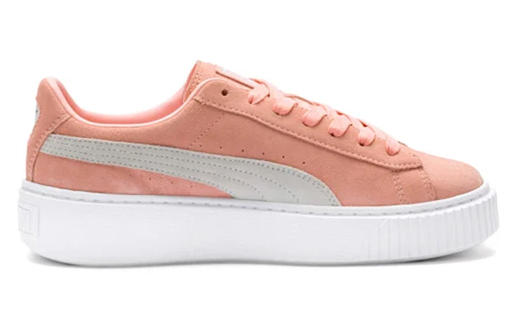 (WMNS) PUMA Suede Platform 'Orange Pink White' 362223-10