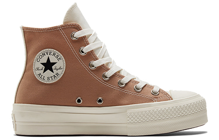 (WMNS) Converse Chuck Taylor All Star Tri-Panel High 'Color Block - Hemp Desert Sand' A01581C