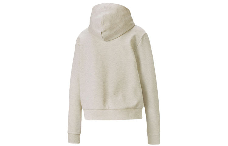 (WMNS) PUMA Nu-Tility Hoodie 'White Black' 585257-19
