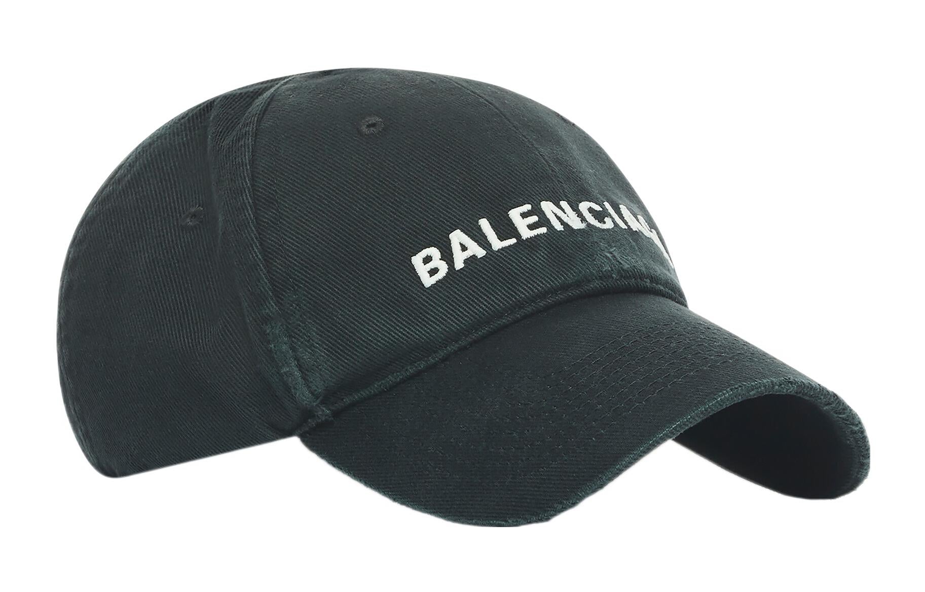 (WMNS) Balenciaga Logo Front Cap Glow In The Dark 'Black' 673319410B21099