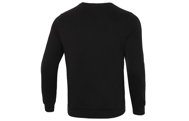 PUMA Casual Sports Fleece Lined Round Neck Knit Black 846376-01
