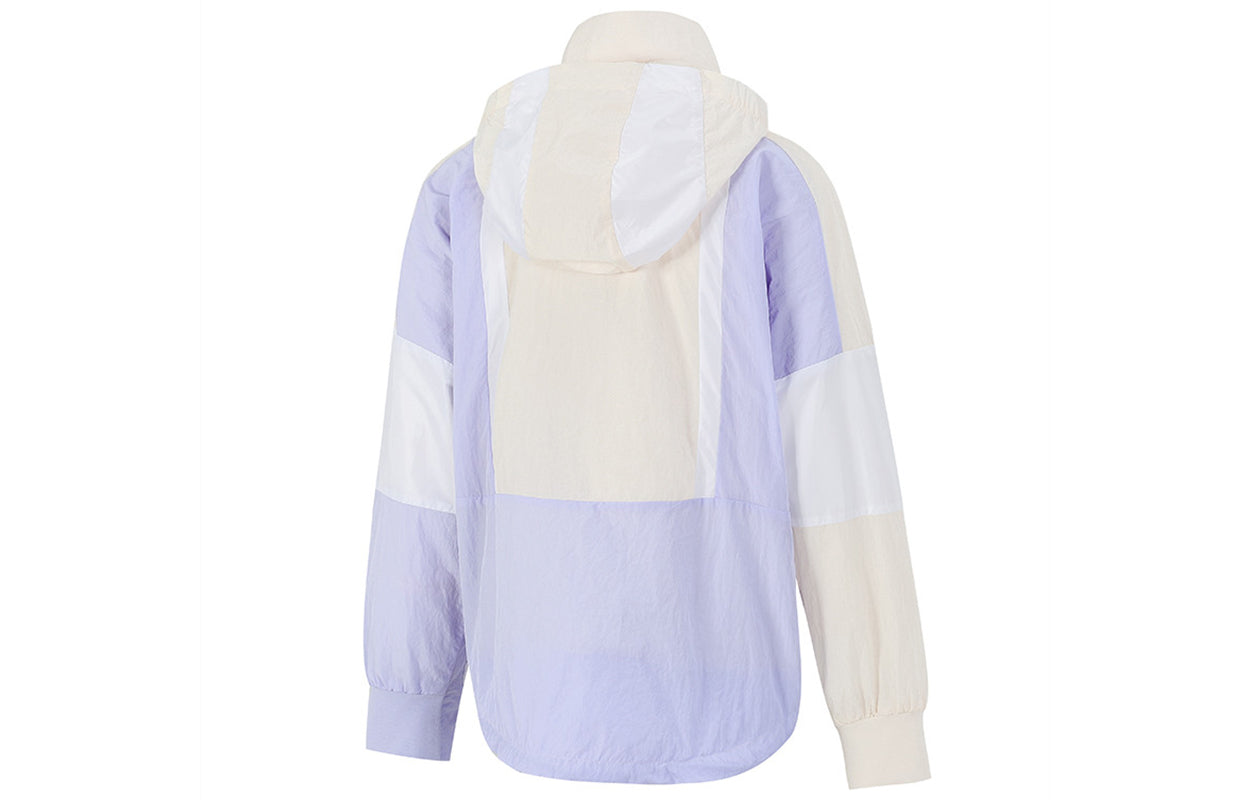(WMNS) adidas Sports Running Training Wear-Resistant Casual Hooded Jacket Creamy White H09728