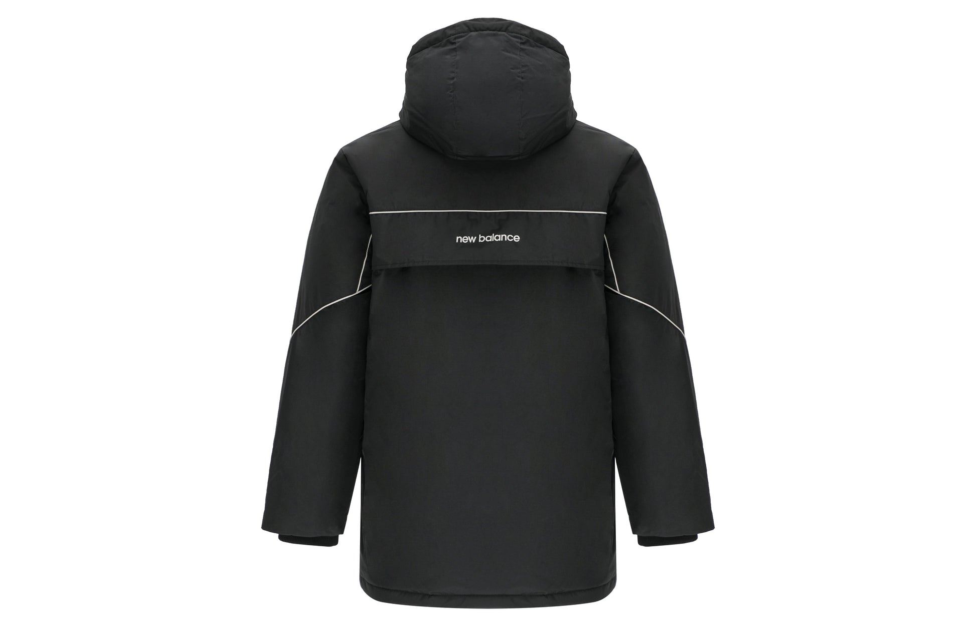 New Balance Sportswear Hooded Jacket Asia Sizing 'Black White' AMJ14320-BK
