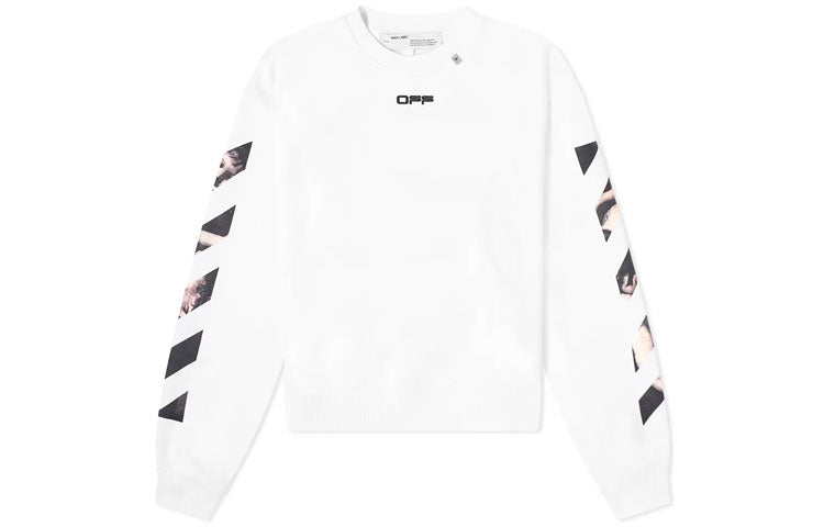 Off-White Caravaggio Arrows Round Neck Sweater OMBA035S20E300040188